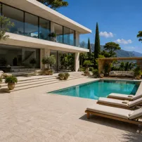 Tumbled Botticino Marble