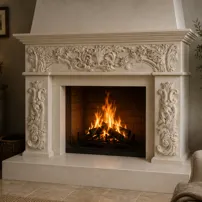 Botticino Fireplace