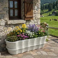 Botticino flowerpot