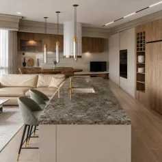 Billiemi marble kitchen