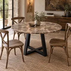 Emperador marble table