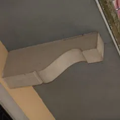 Balconies with marble modillions<br>