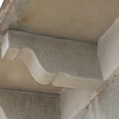 Balconies with marble modillions<br>