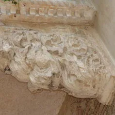 Balconies with marble modillions<br>
