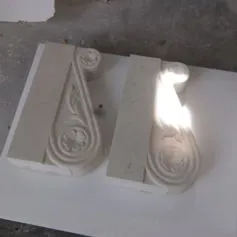 Balconies with marble modillions<br>