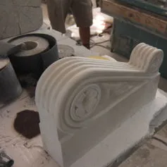 Balconies with marble modillions<br>