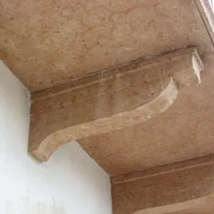Balconies with marble modillions<br>