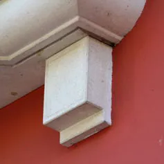 Balconies with marble modillions<br>