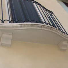 Balconies with marble modillions<br>