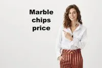 Marble chips price: wholesale price, also retail