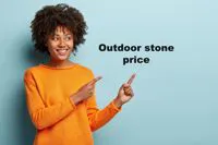 Price of outdoor stones