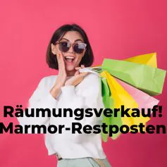 Marmorware aus Lagerbestand – Sonderpreise